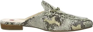 '9-101807-5100' women's slide sandal - green mix croco