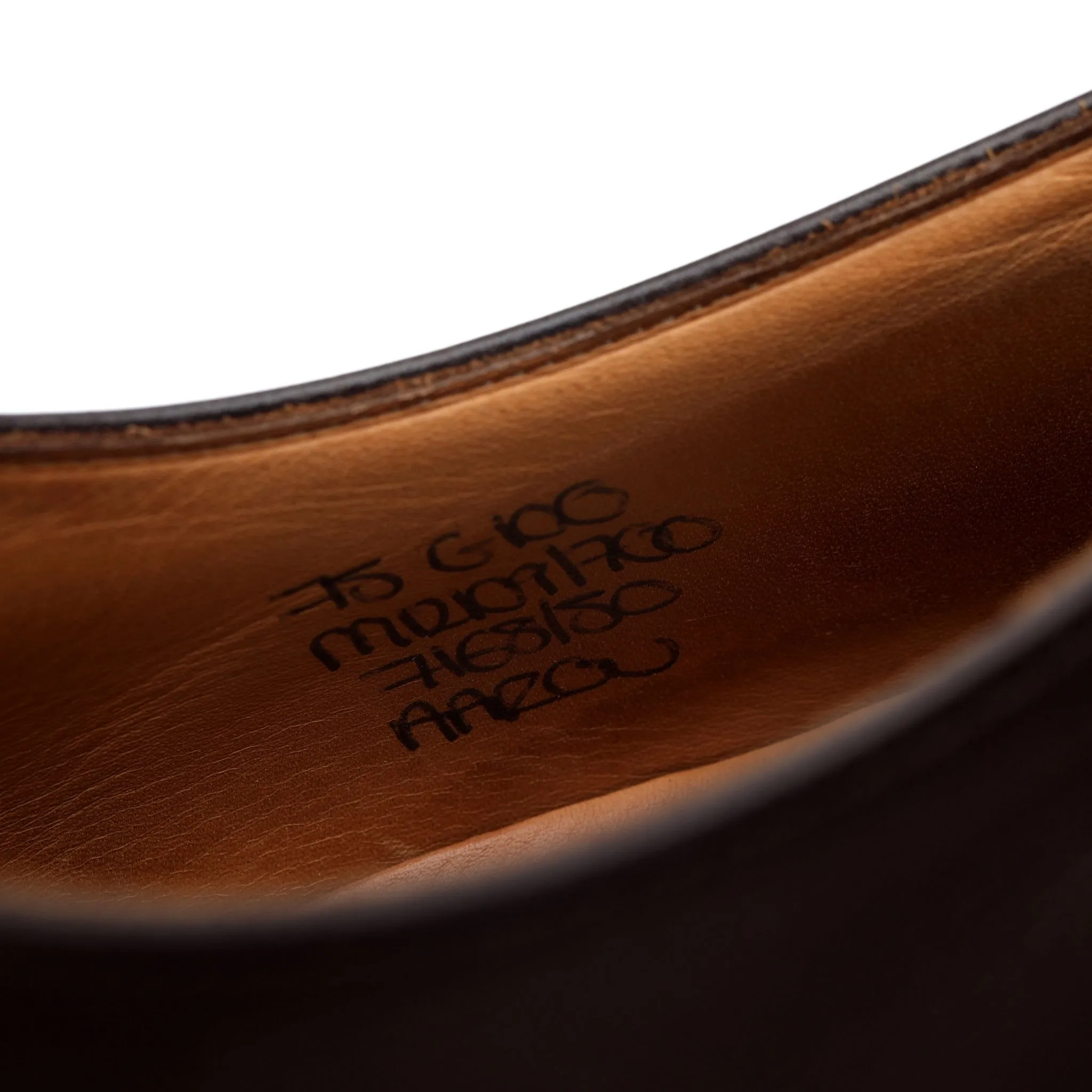 'Aaron' Dark Brown Leather Oxford UK 7.5 G