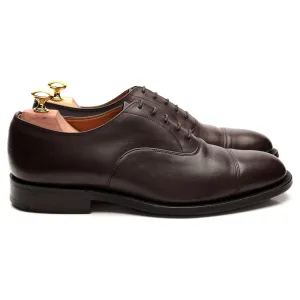 'Aaron' Dark Brown Leather Oxford UK 7.5 G
