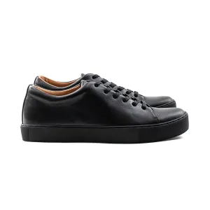 Abington Toe Cap - All Black Calf