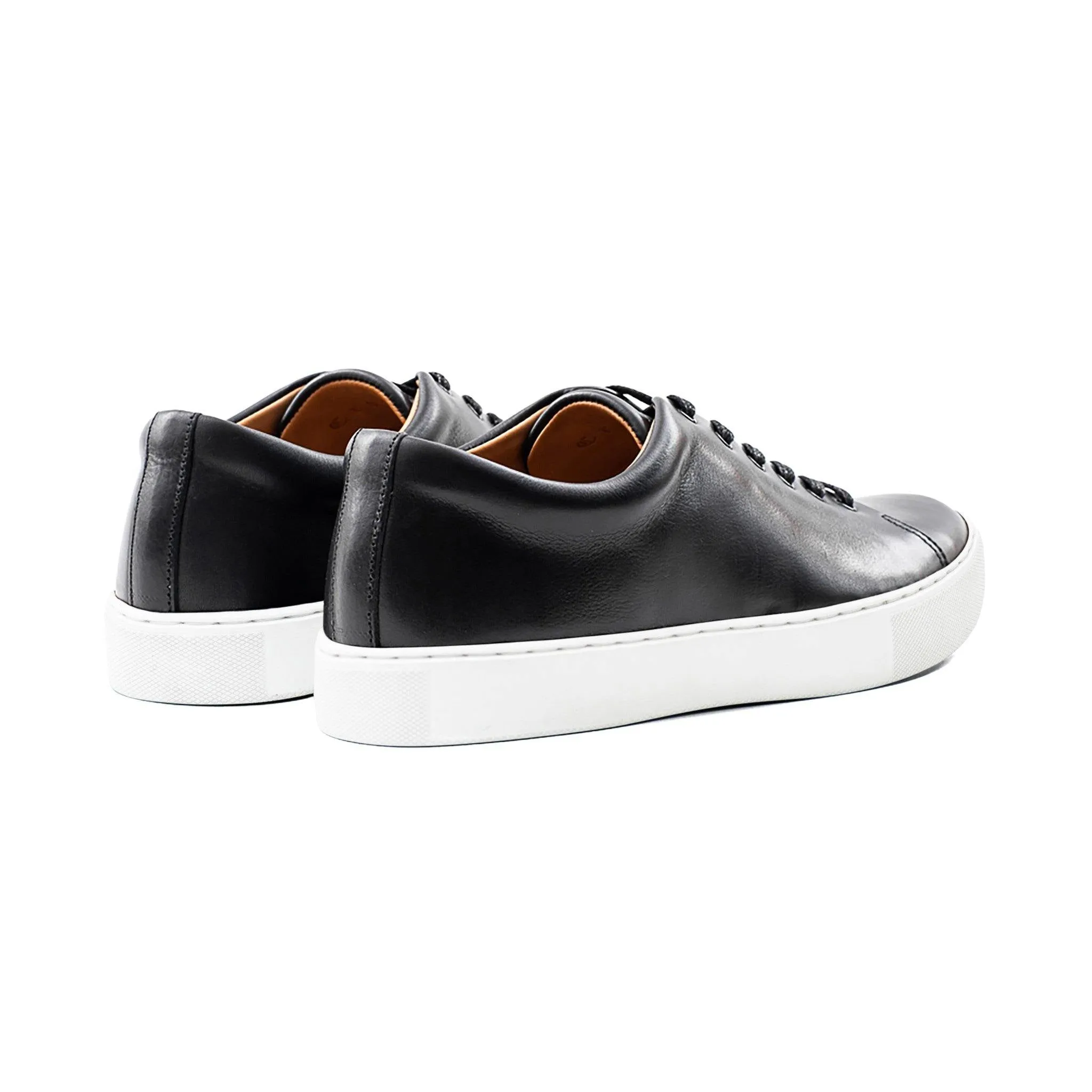 Abington Toe Cap - All Black Calf