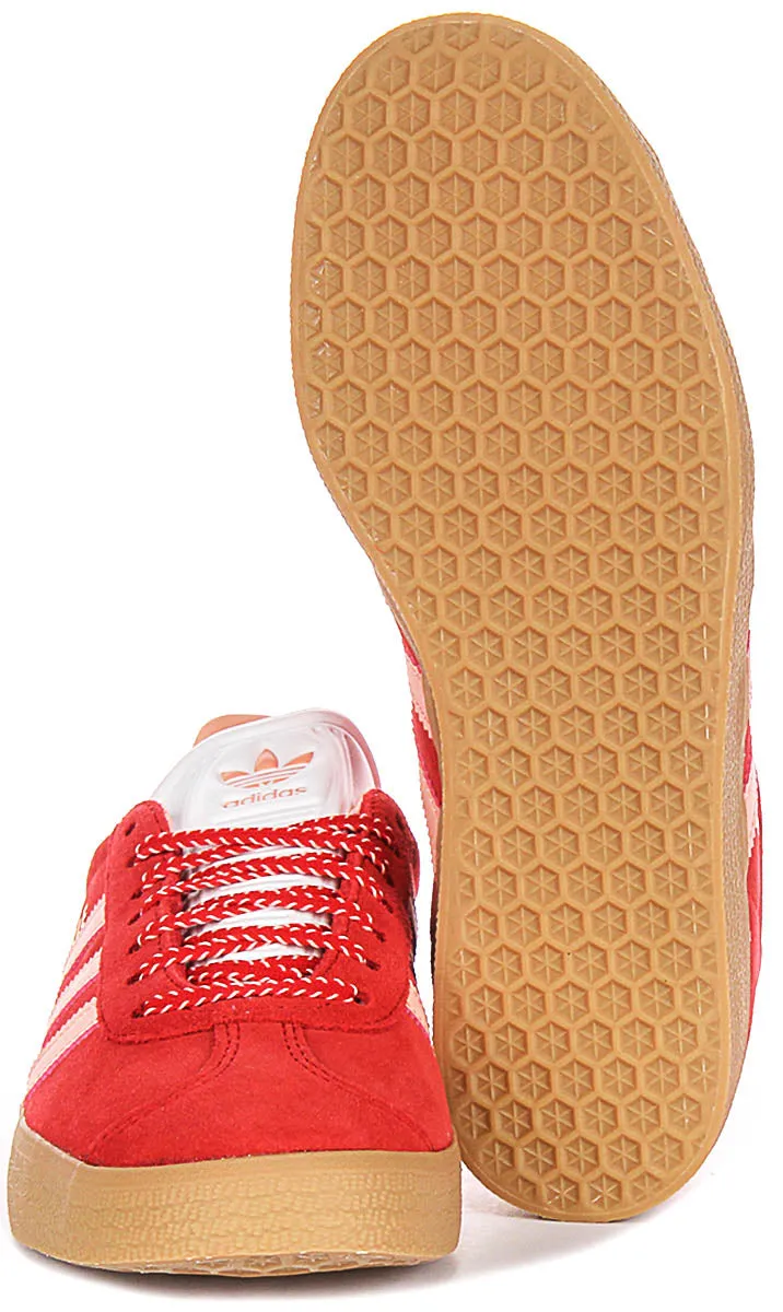Adidas Gazelle W In Red Pink for Women