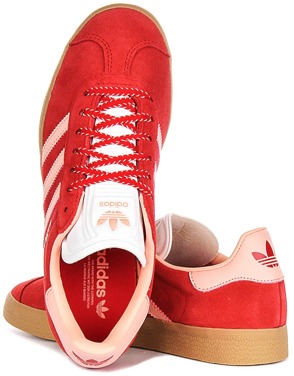 Adidas Gazelle W In Red Pink for Women