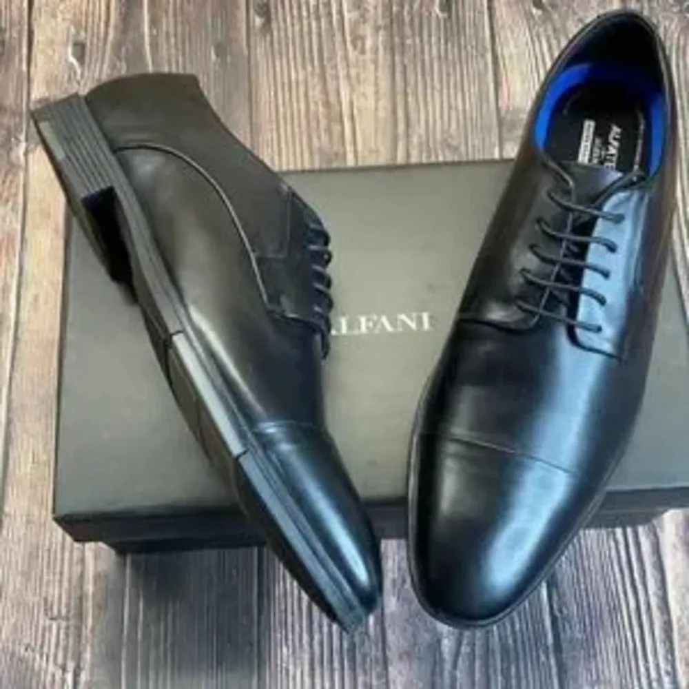 Alfani Black Leather Oxford 10M