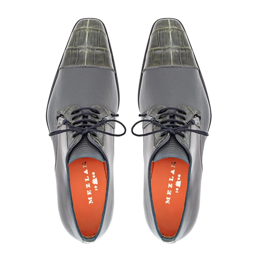 Alligator/Calf Lace Up