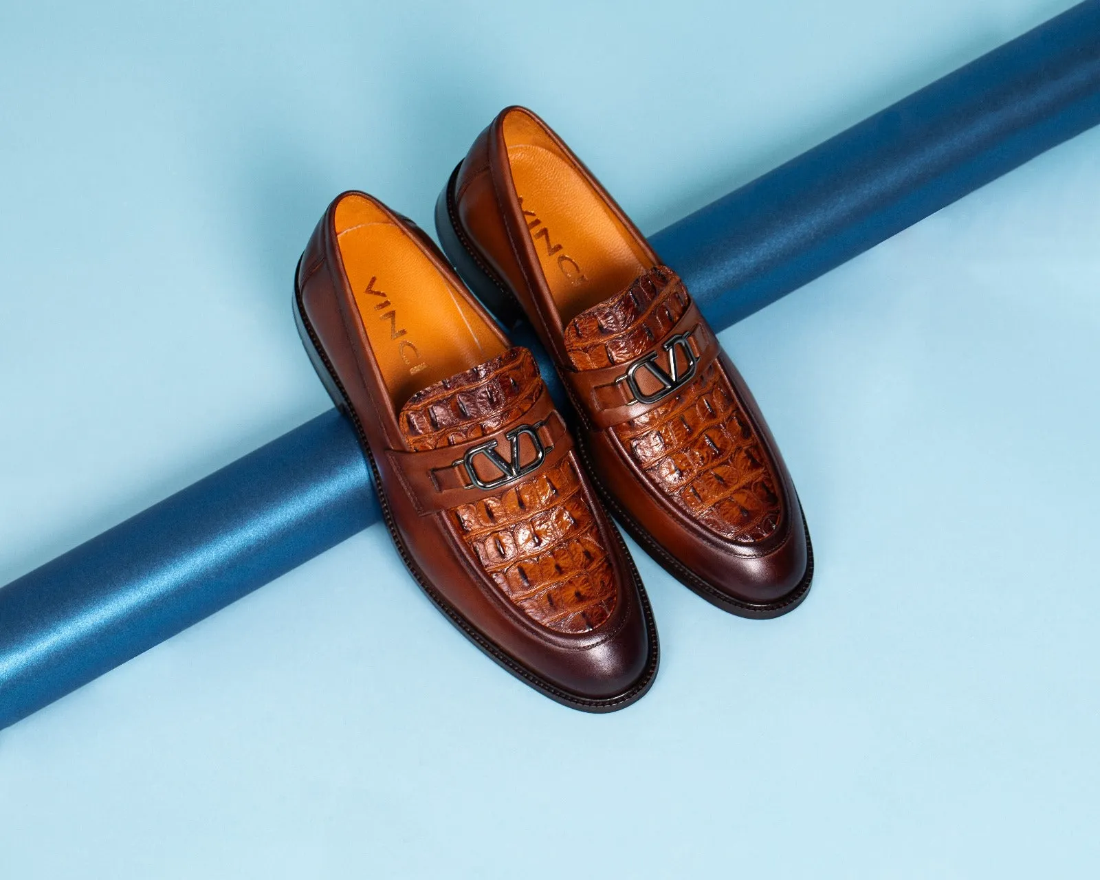 Amsterdam Tan Bit Loafer Men Shoe