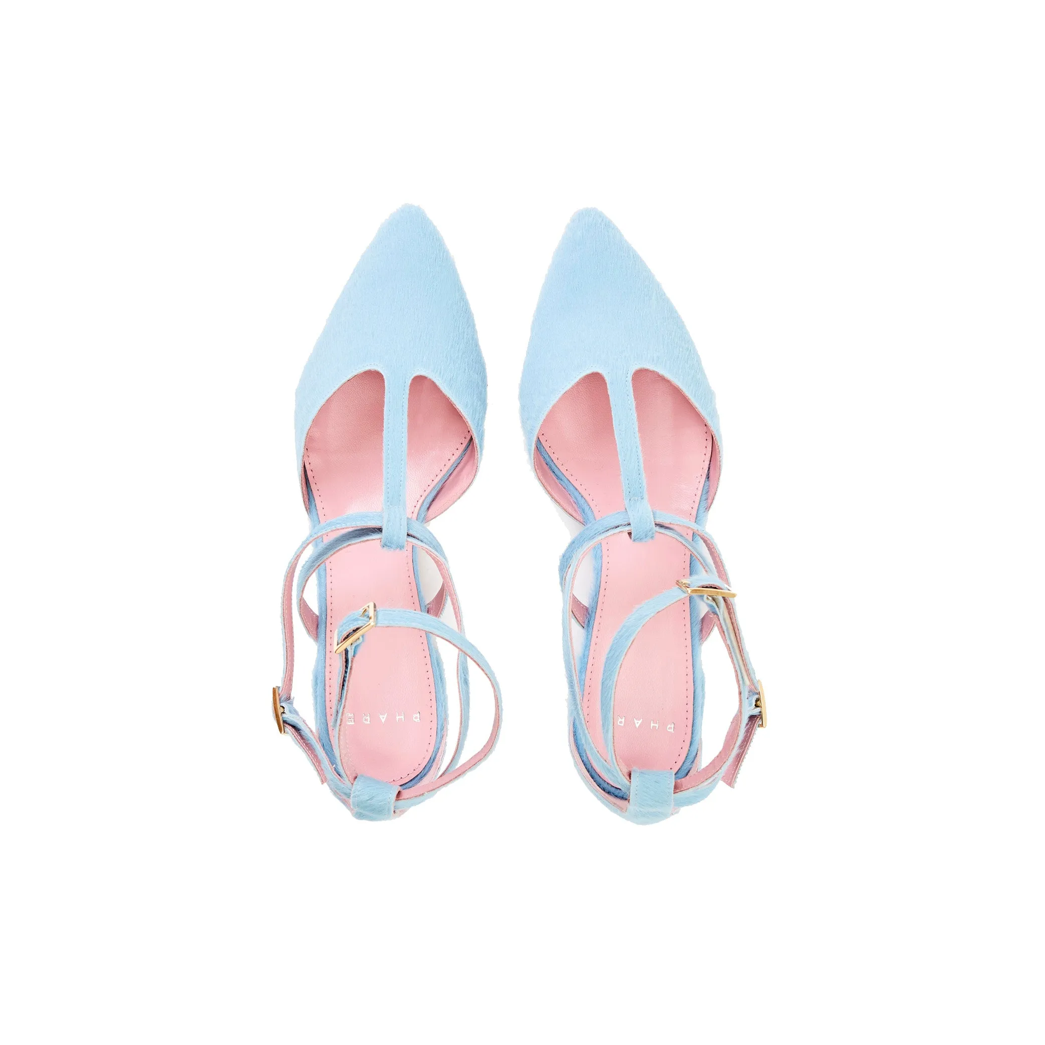 Ankle Strap Pointed Flat