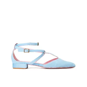 Ankle Strap Pointed Flat
