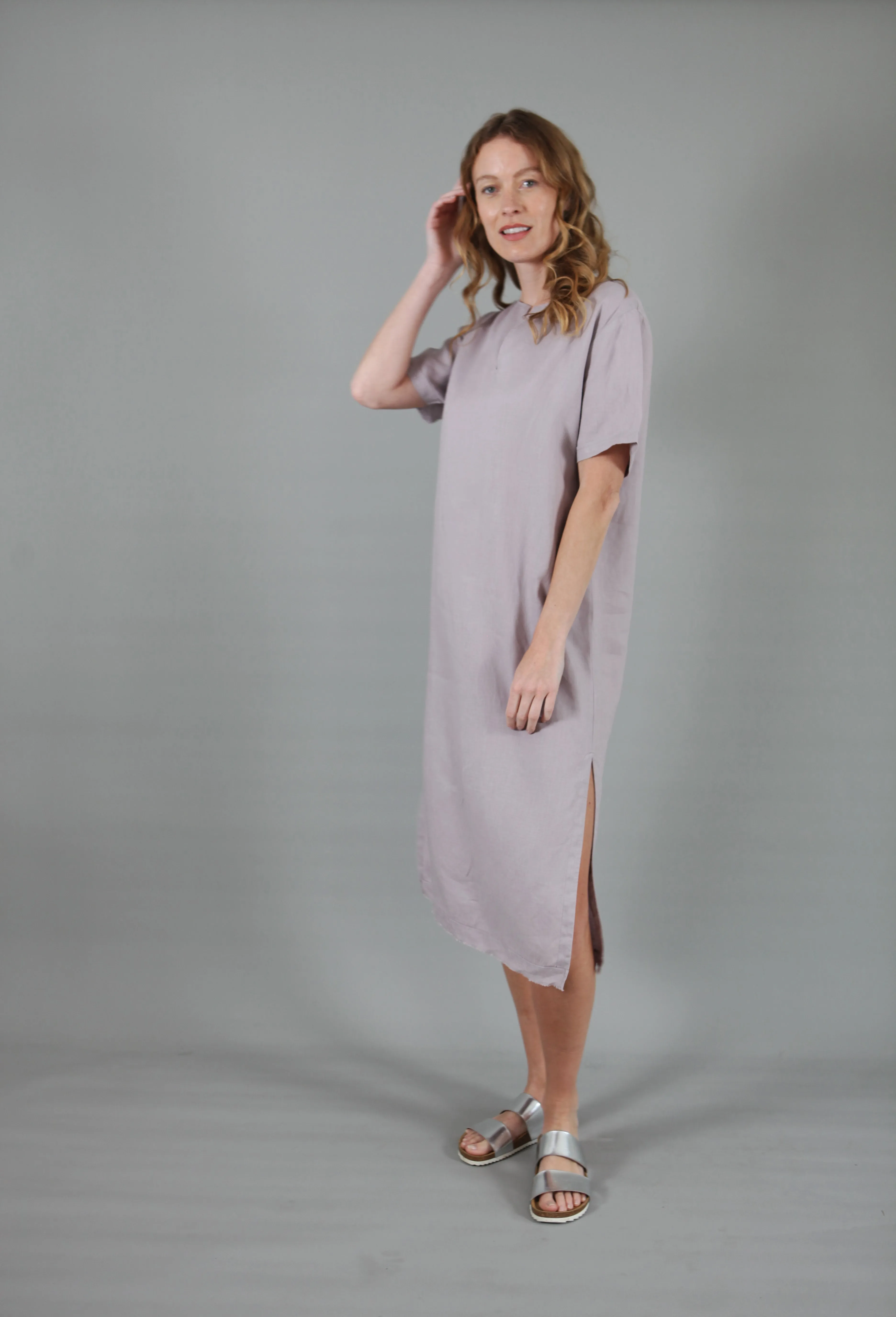 Annie, 100% Linen Dress Poldark