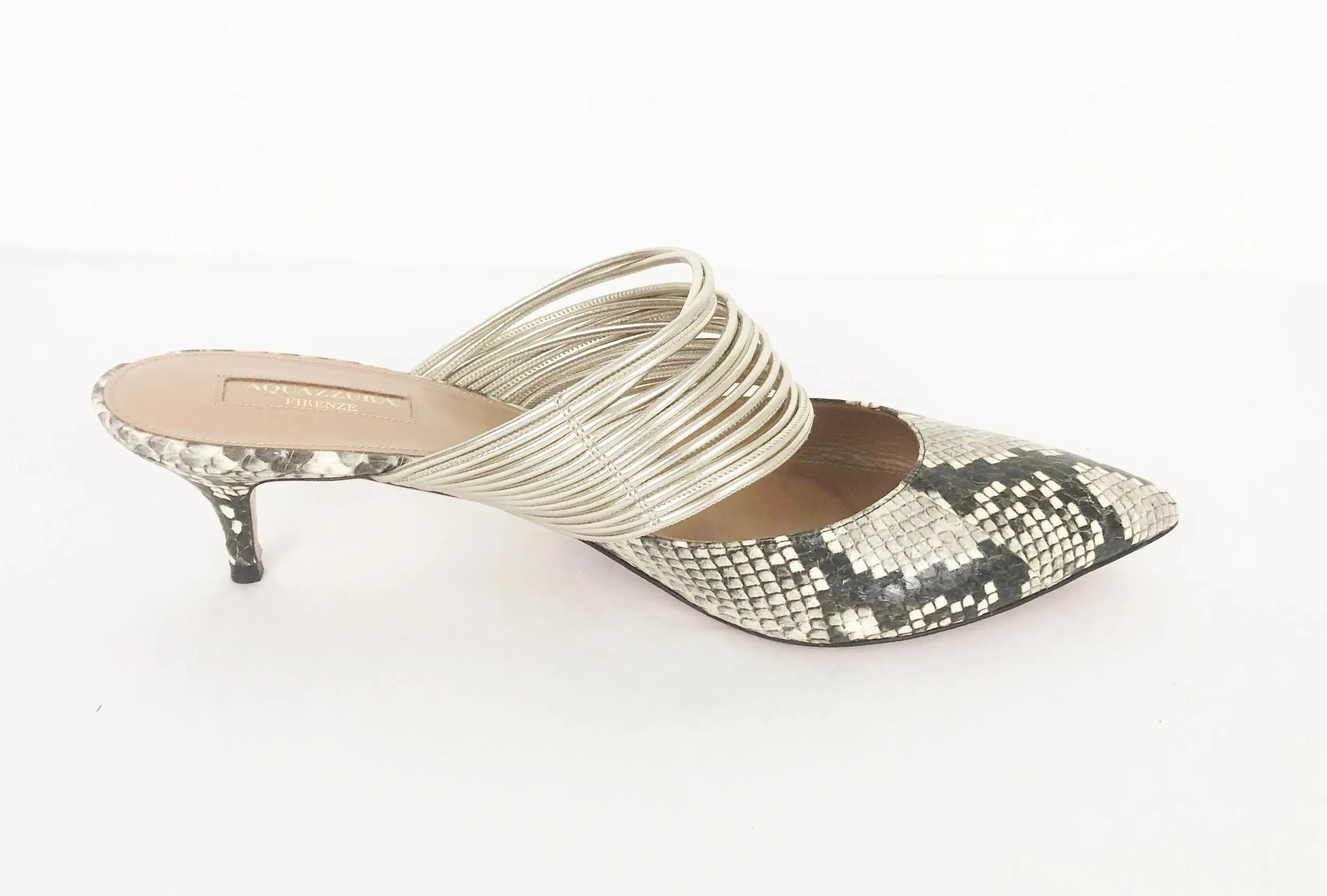 Aquazzura Rendez Vous Mules Size 41 It (11 Us)