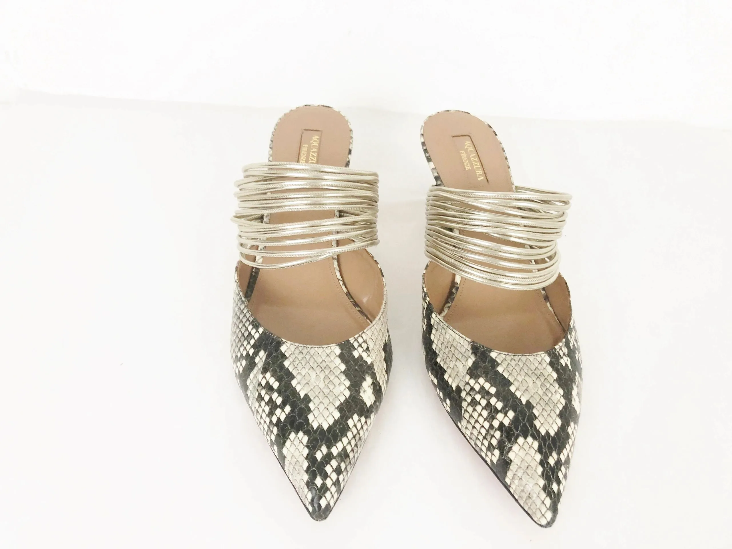 Aquazzura Rendez Vous Mules Size 41 It (11 Us)