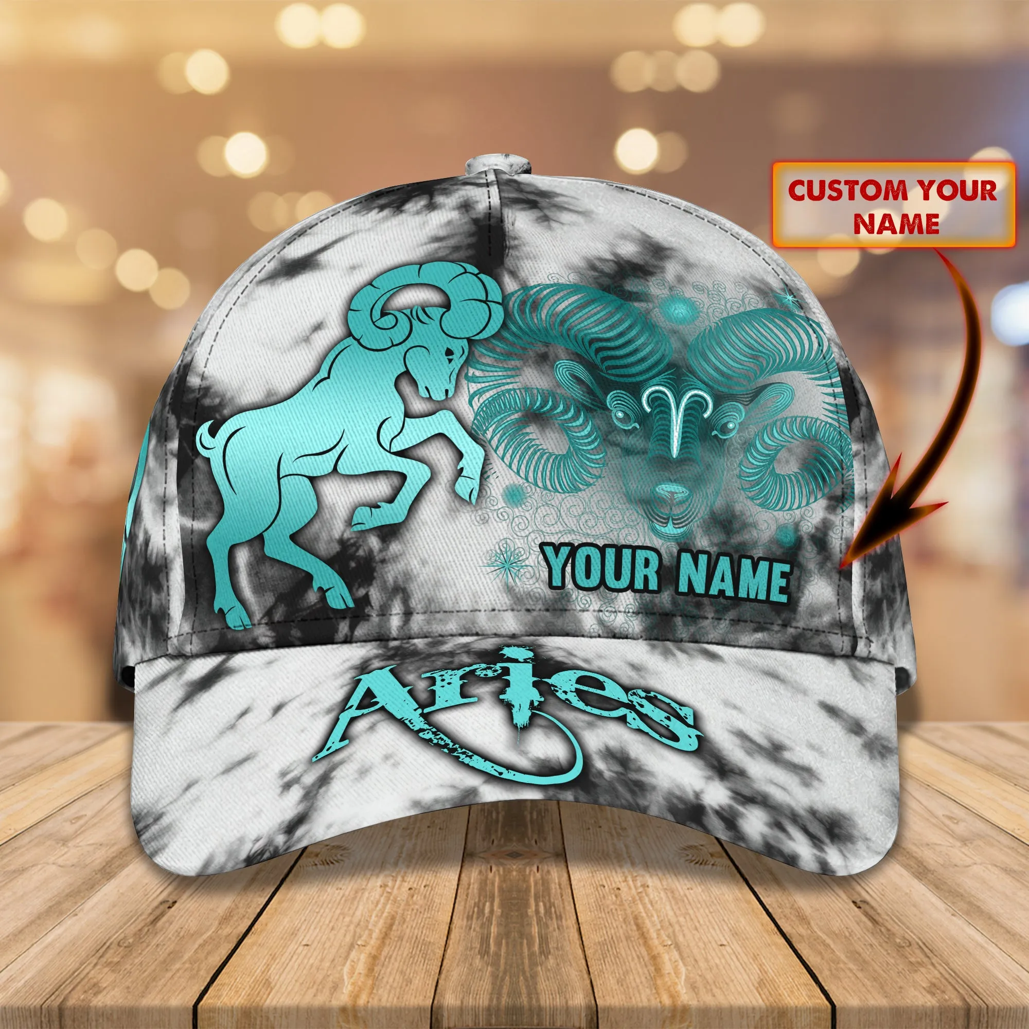 Aries - Personalized Name Cap - TT99