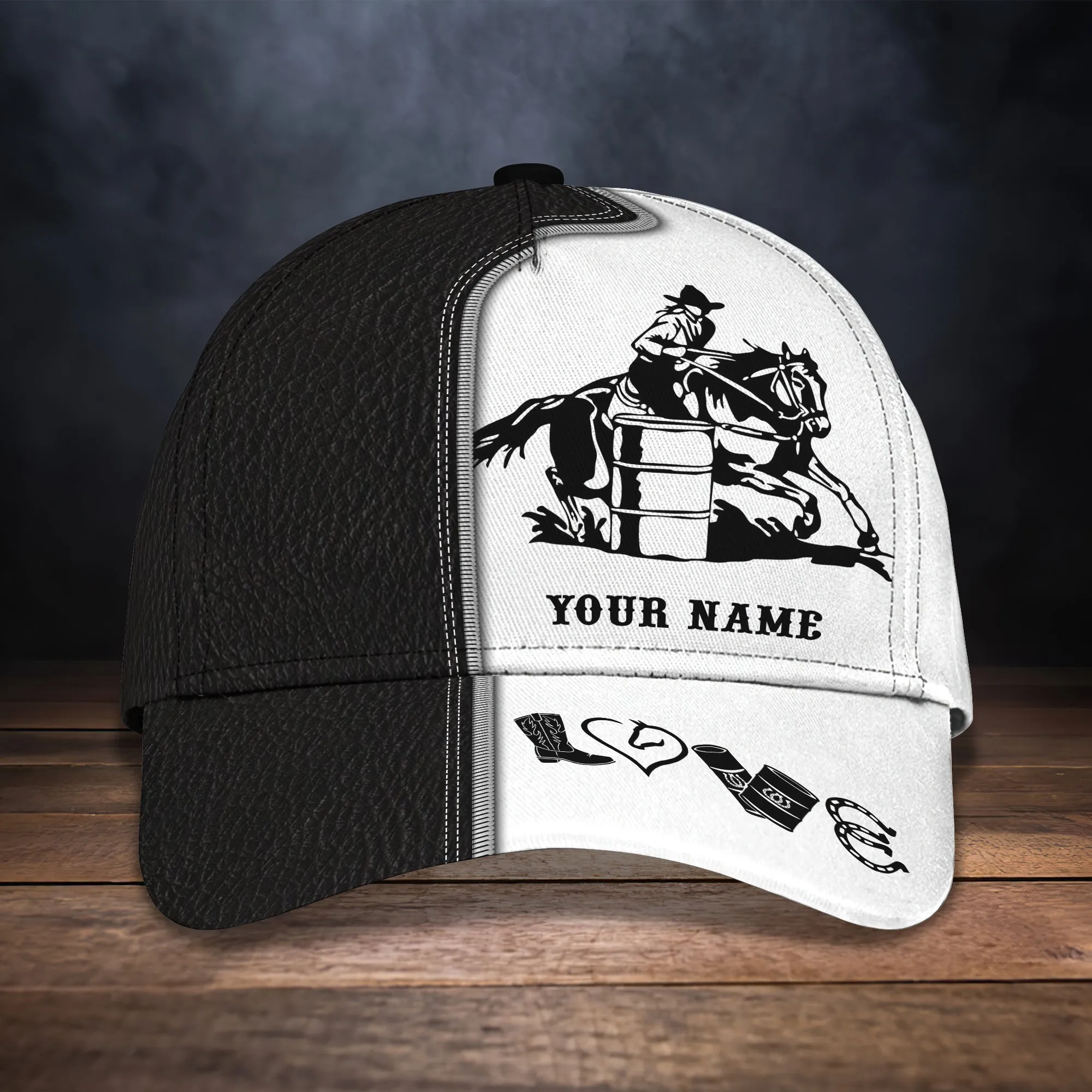 Barrel Racing - Personalized Name Cap 37 - Nvc97