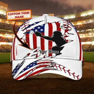 Baseball - Catcher - Personalized Name Cap 43 - TD96