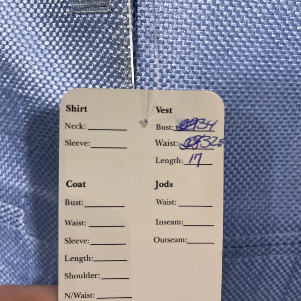 Becker Brothers Blue Vest