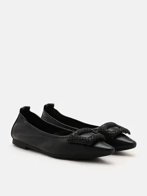 Bella Buckle Pointed Toe Flats