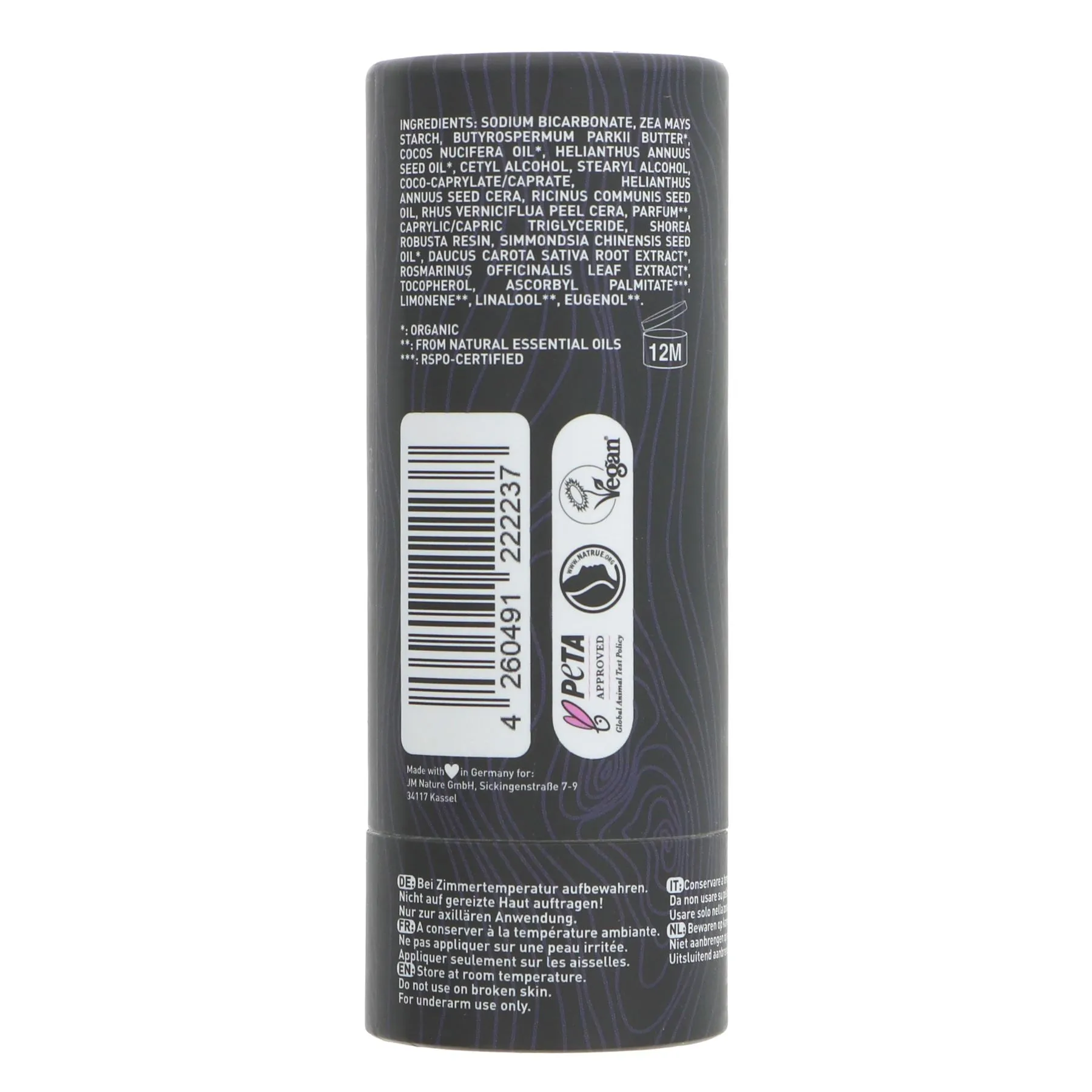 Ben & Anna | Soda Deodorant - Urban Black | 40g