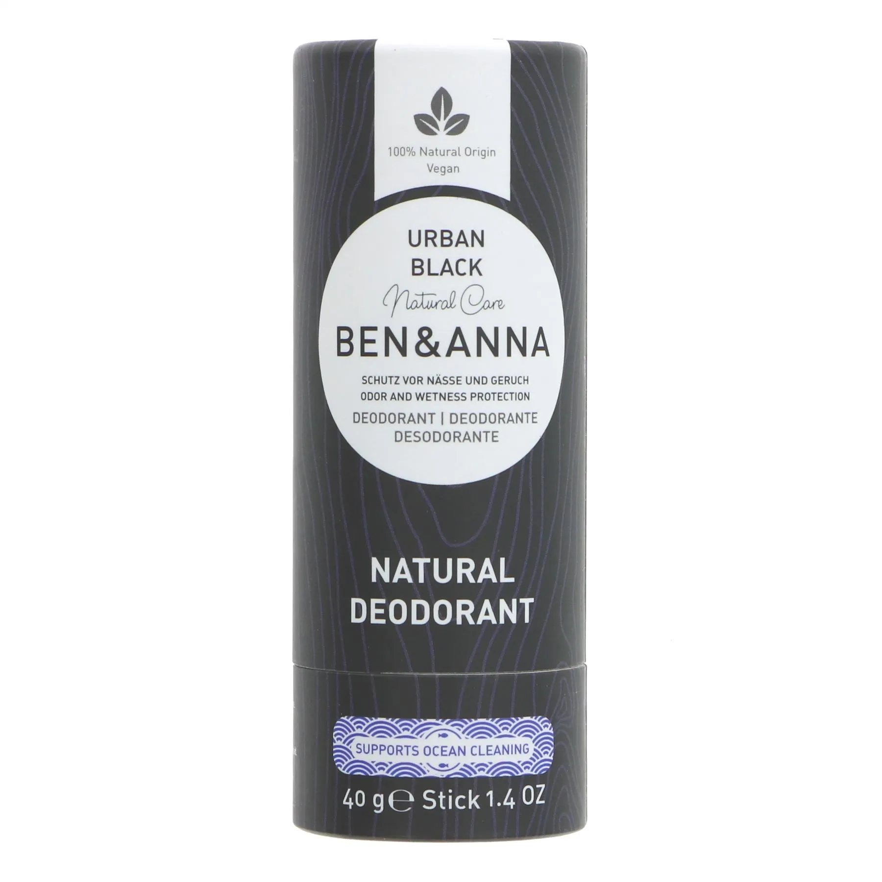 Ben & Anna | Soda Deodorant - Urban Black | 40g