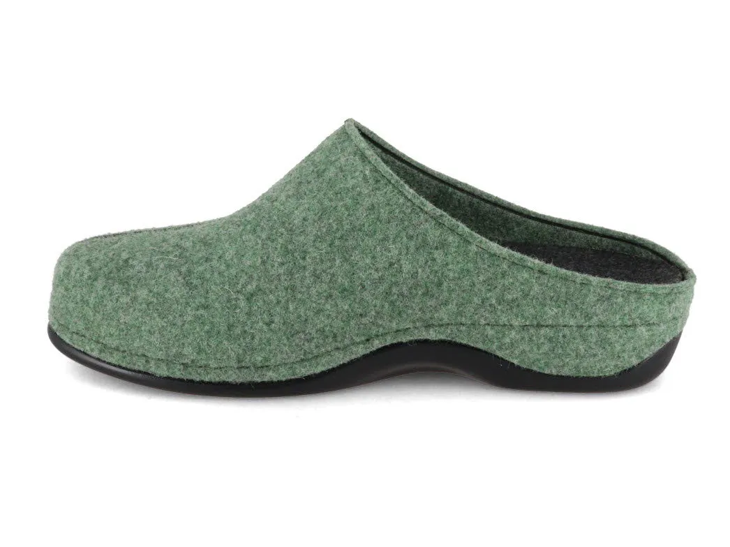 Berkemann BERKOFLEX Women Clogs 'Florina', green
