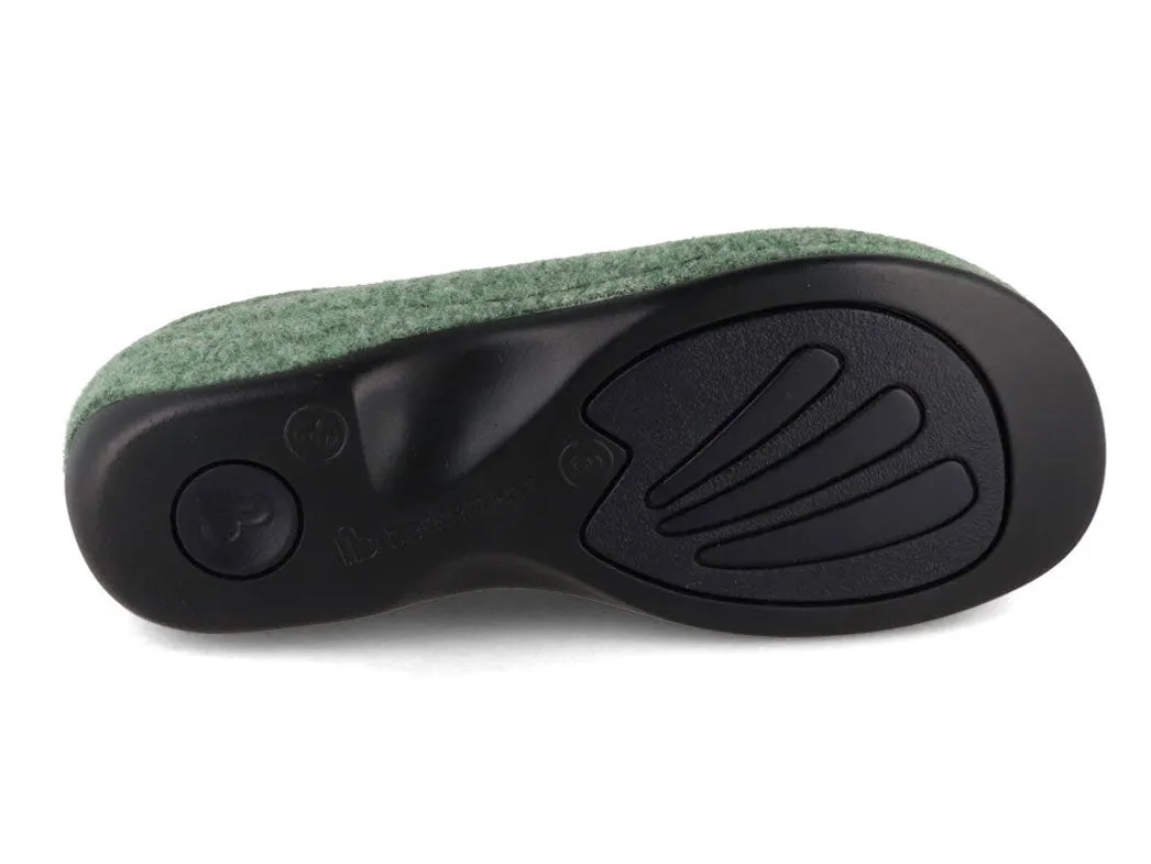 Berkemann BERKOFLEX Women Clogs 'Florina', green