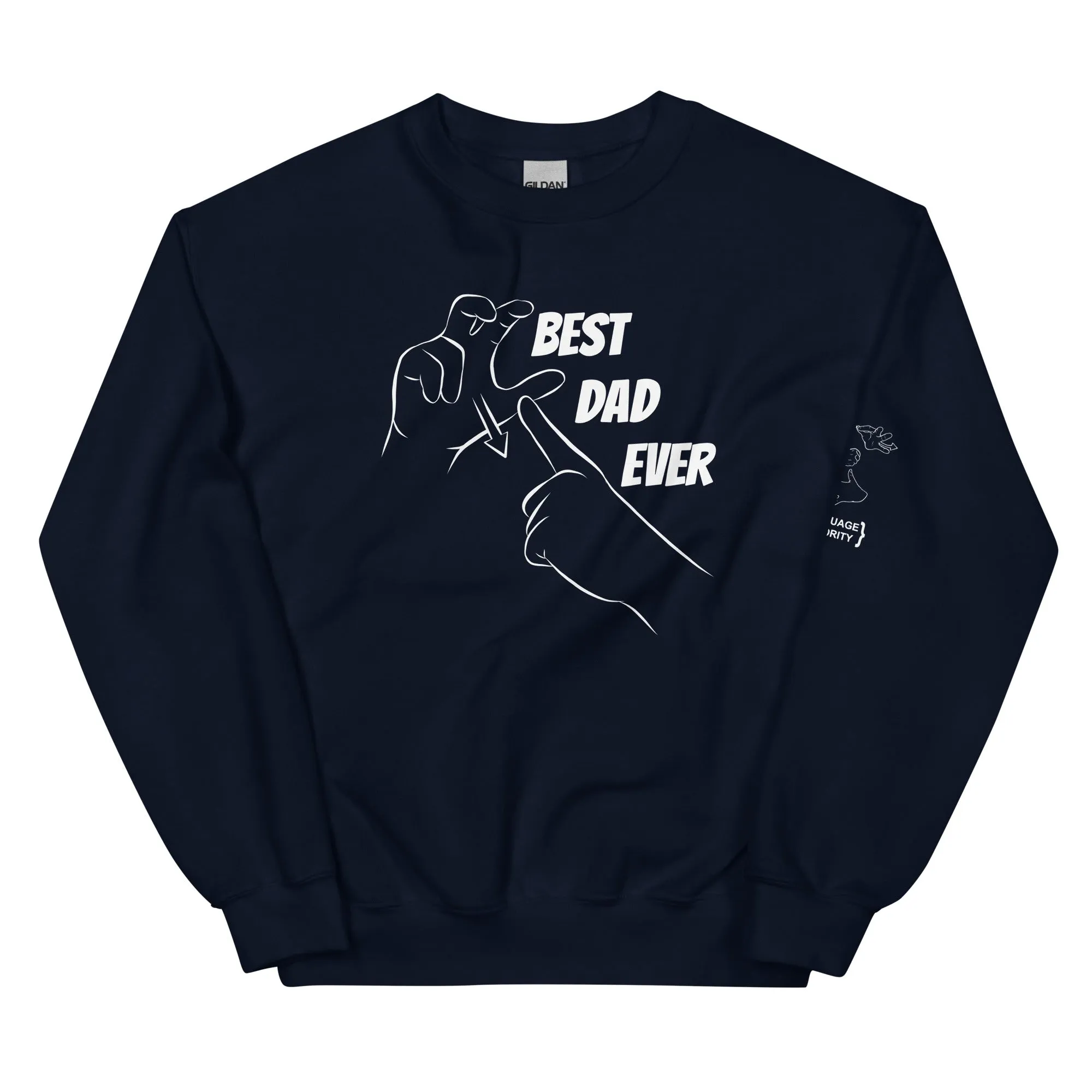 Best Dad Ever (CHAMP) Crew Neck Sweatshirt