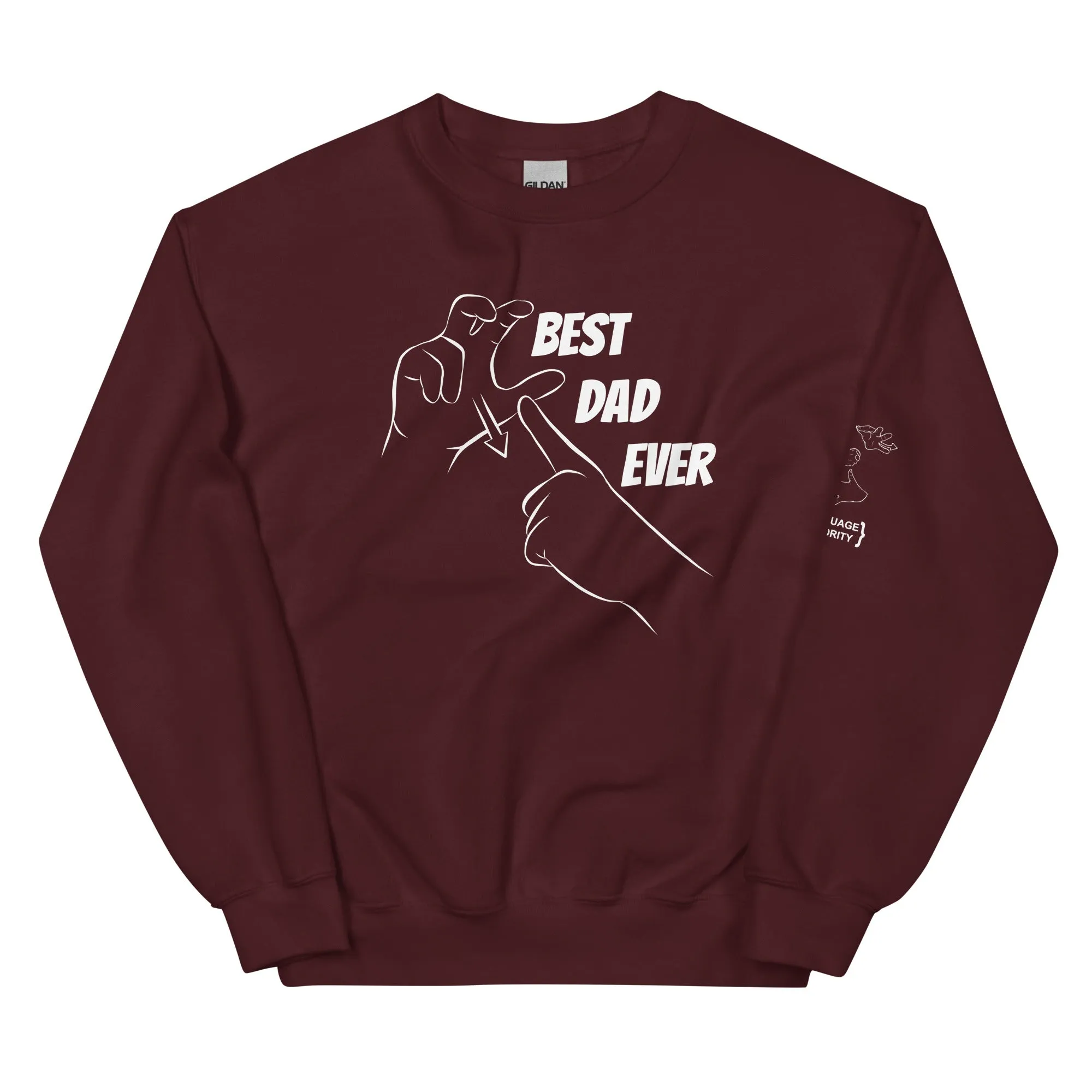 Best Dad Ever (CHAMP) Crew Neck Sweatshirt