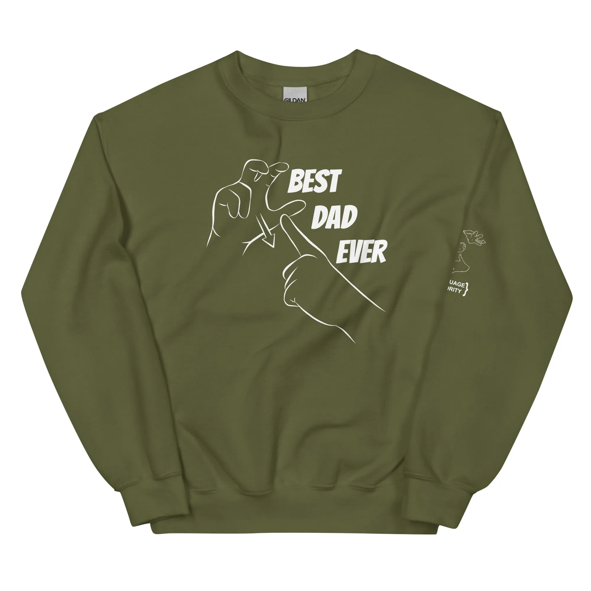 Best Dad Ever (CHAMP) Crew Neck Sweatshirt