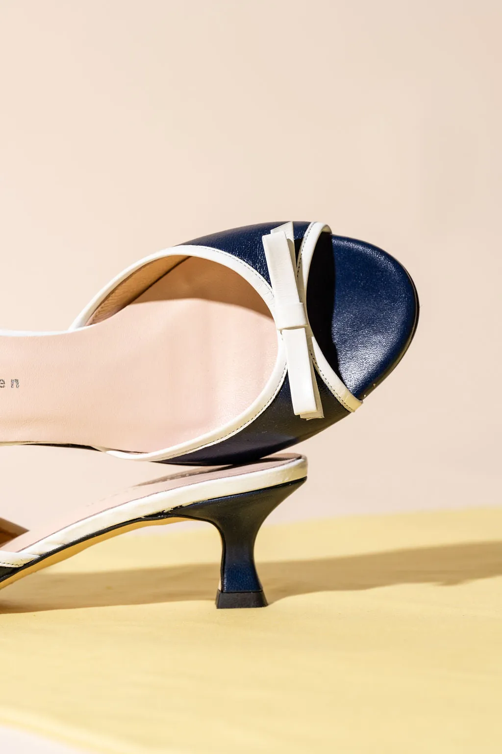 Bettye Peep Toe Kitten Heel