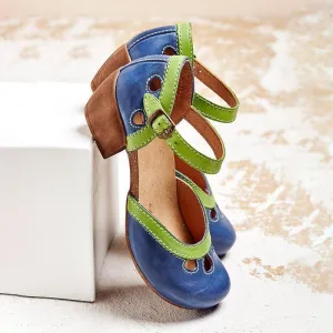 BIANCA | ORTHOPAEDIC SANDALS WITH LOW HEEL