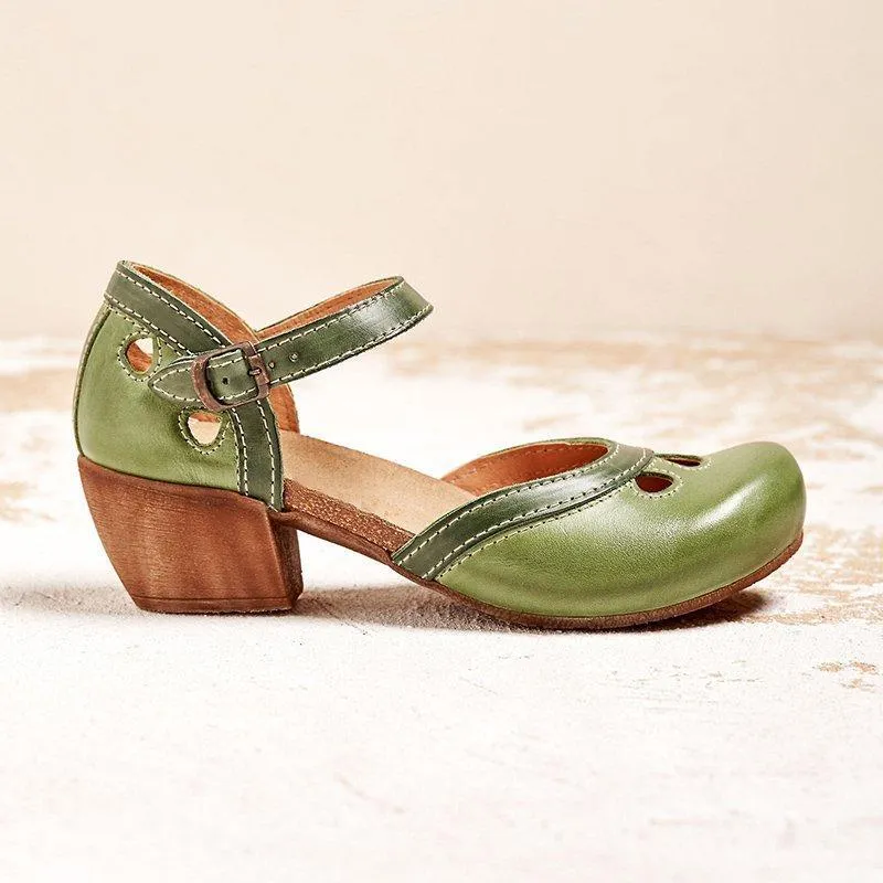 BIANCA | ORTHOPAEDIC SANDALS WITH LOW HEEL