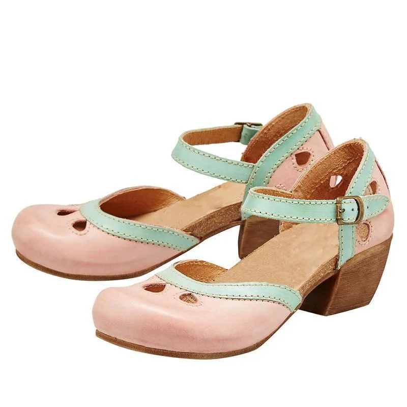 BIANCA | ORTHOPAEDIC SANDALS WITH LOW HEEL