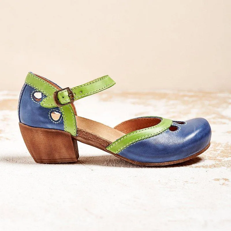 BIANCA | ORTHOPAEDIC SANDALS WITH LOW HEEL
