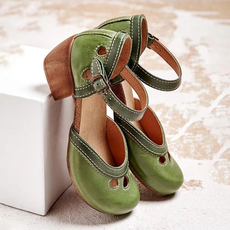 BIANCA | ORTHOPAEDIC SANDALS WITH LOW HEEL