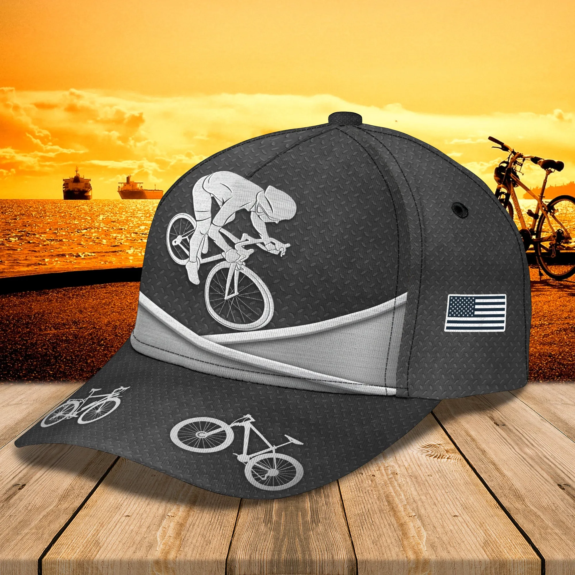 BICYCLE CAP2 - Personalized Name Cap - BY97