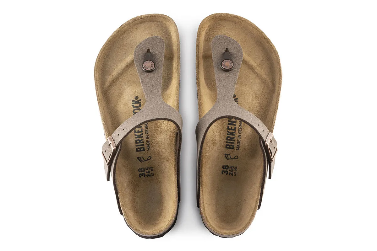 Birkenstock Gizeh R Mocca Birkibuc Womens