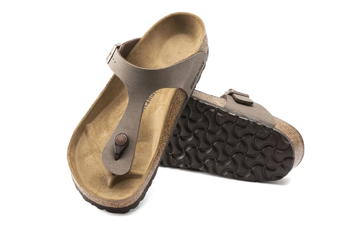 Birkenstock Gizeh R Mocca Birkibuc Womens