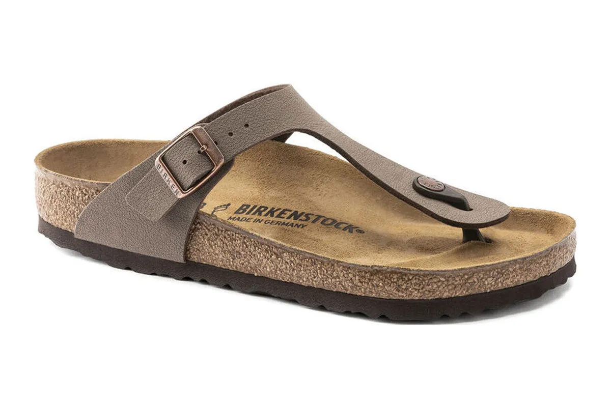 Birkenstock Gizeh R Mocca Birkibuc Womens