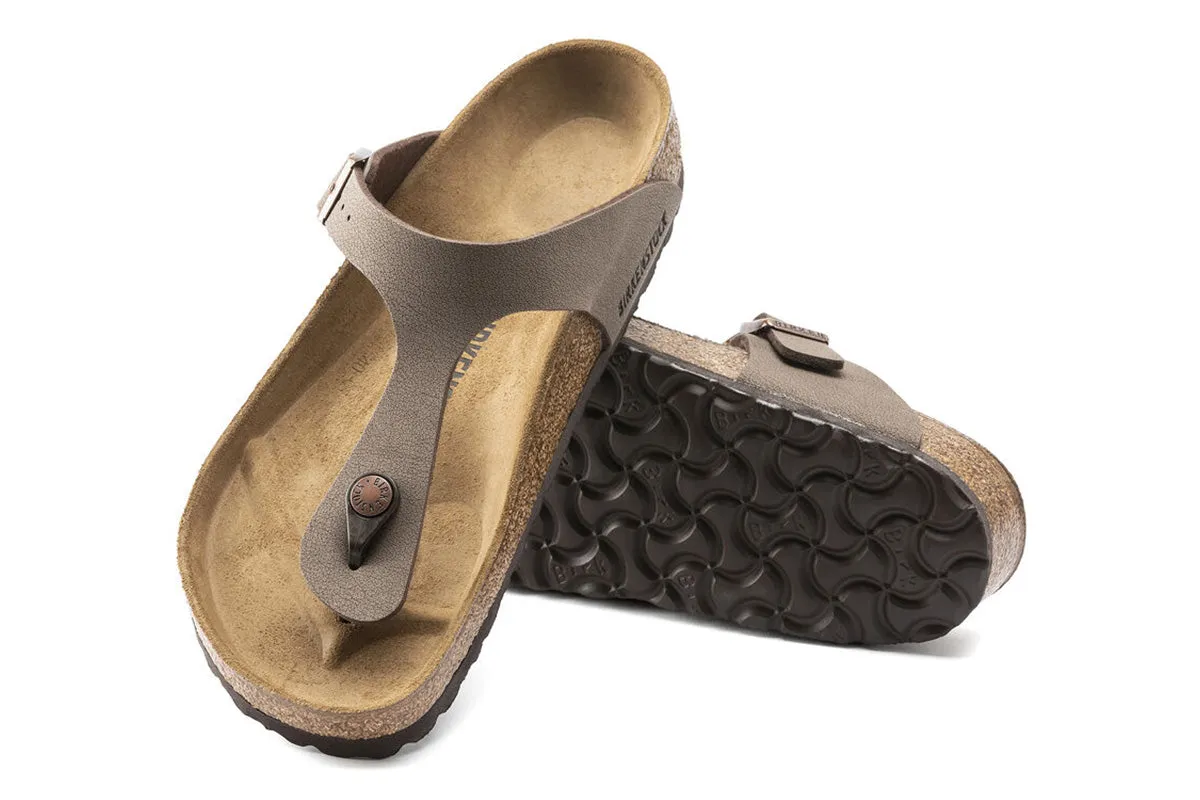 Birkenstock Gizeh R Mocca Birkibuc Womens