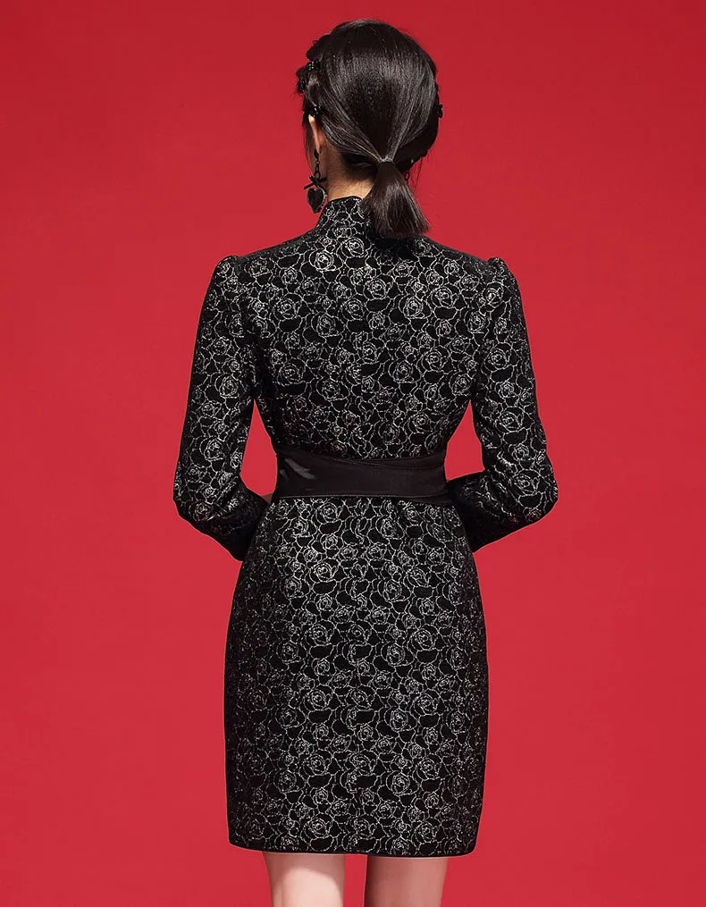 Black Bead Qipao Cheongsam