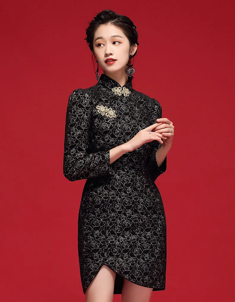 Black Bead Qipao Cheongsam