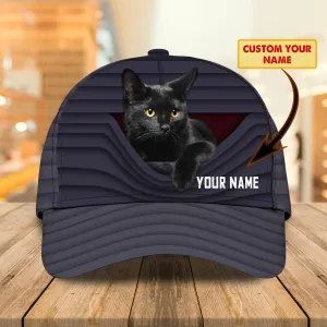 Black Cat - Personalized Name Cap - Co98