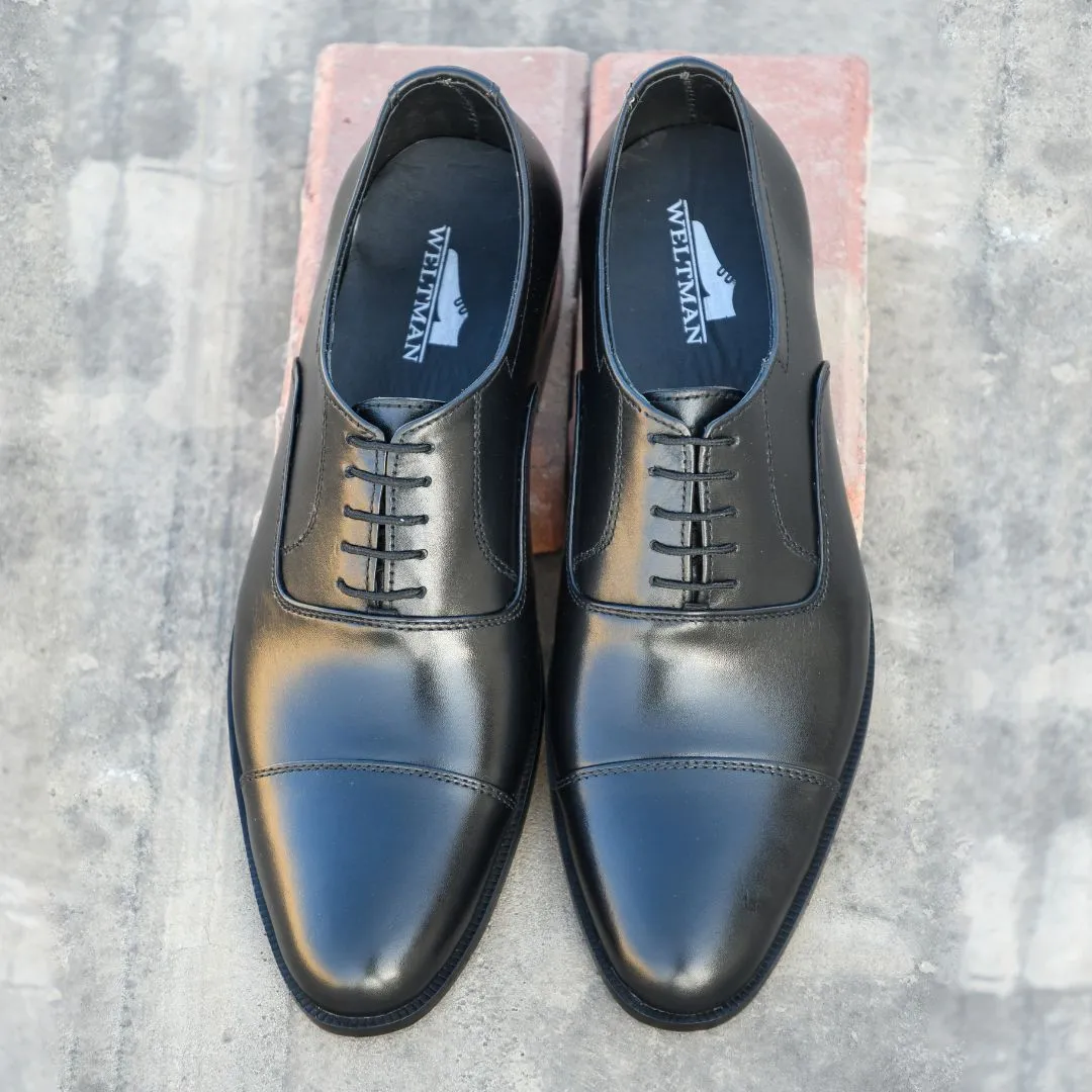 Black Oxford Shoes - Calf Skin