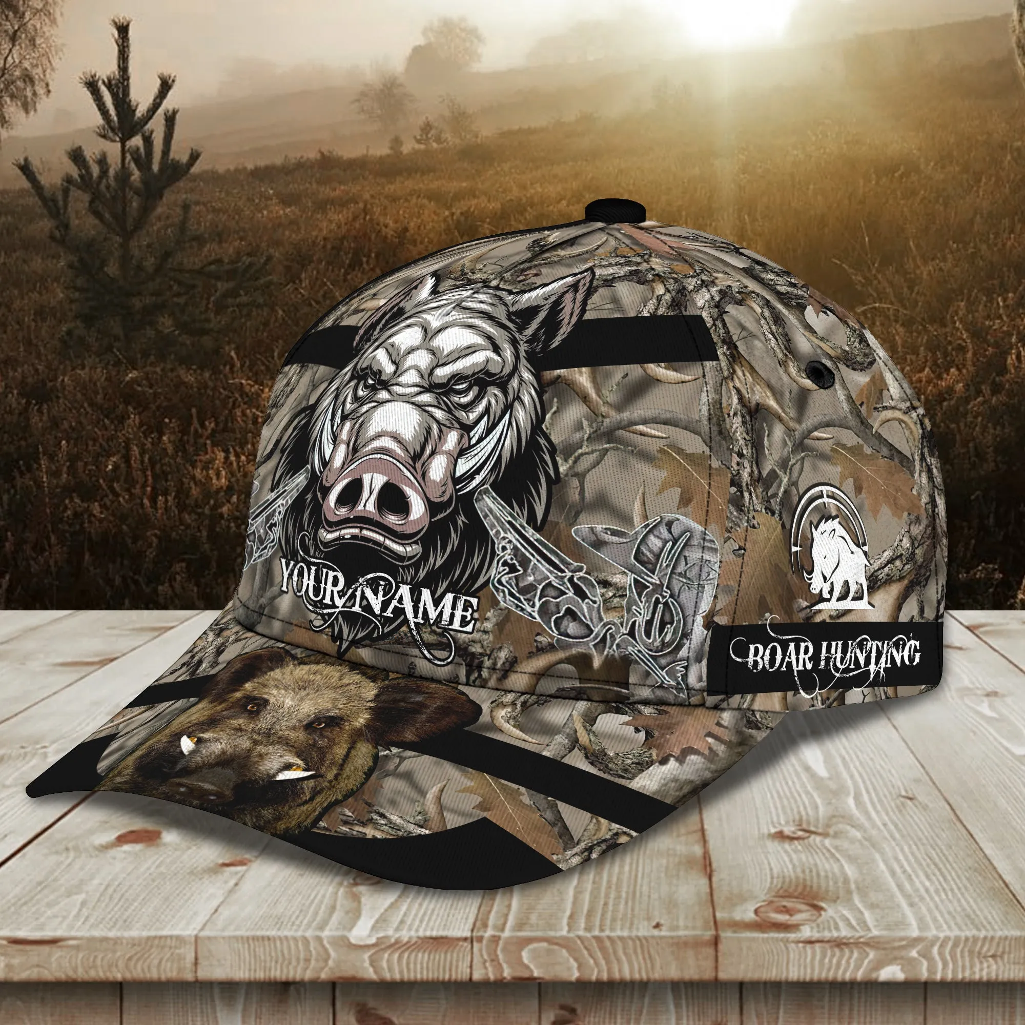 Boar Hunter - Personalized Name Cap - Nsd99