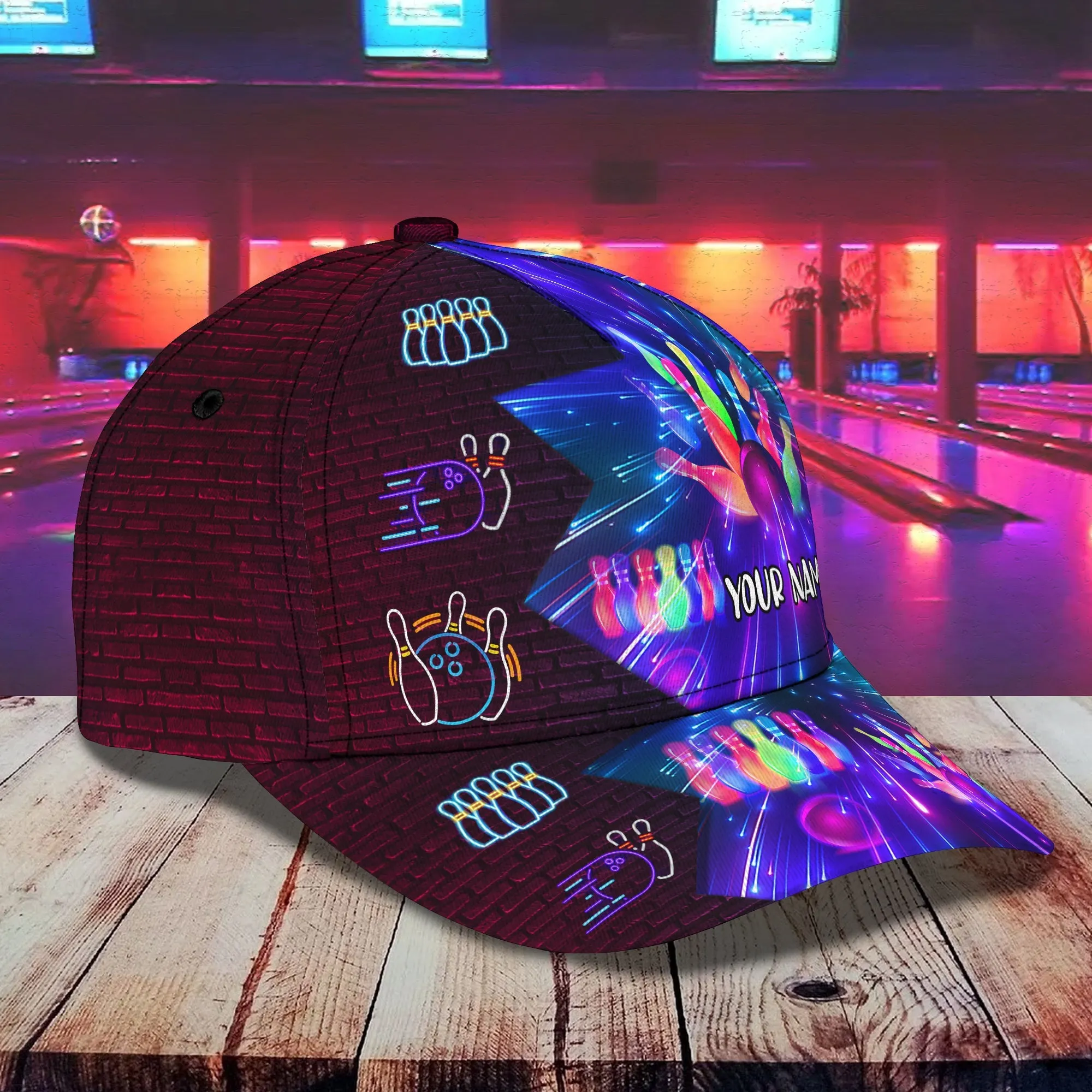 Bowling Ct160721- Personalized Name Cap - Nvc97