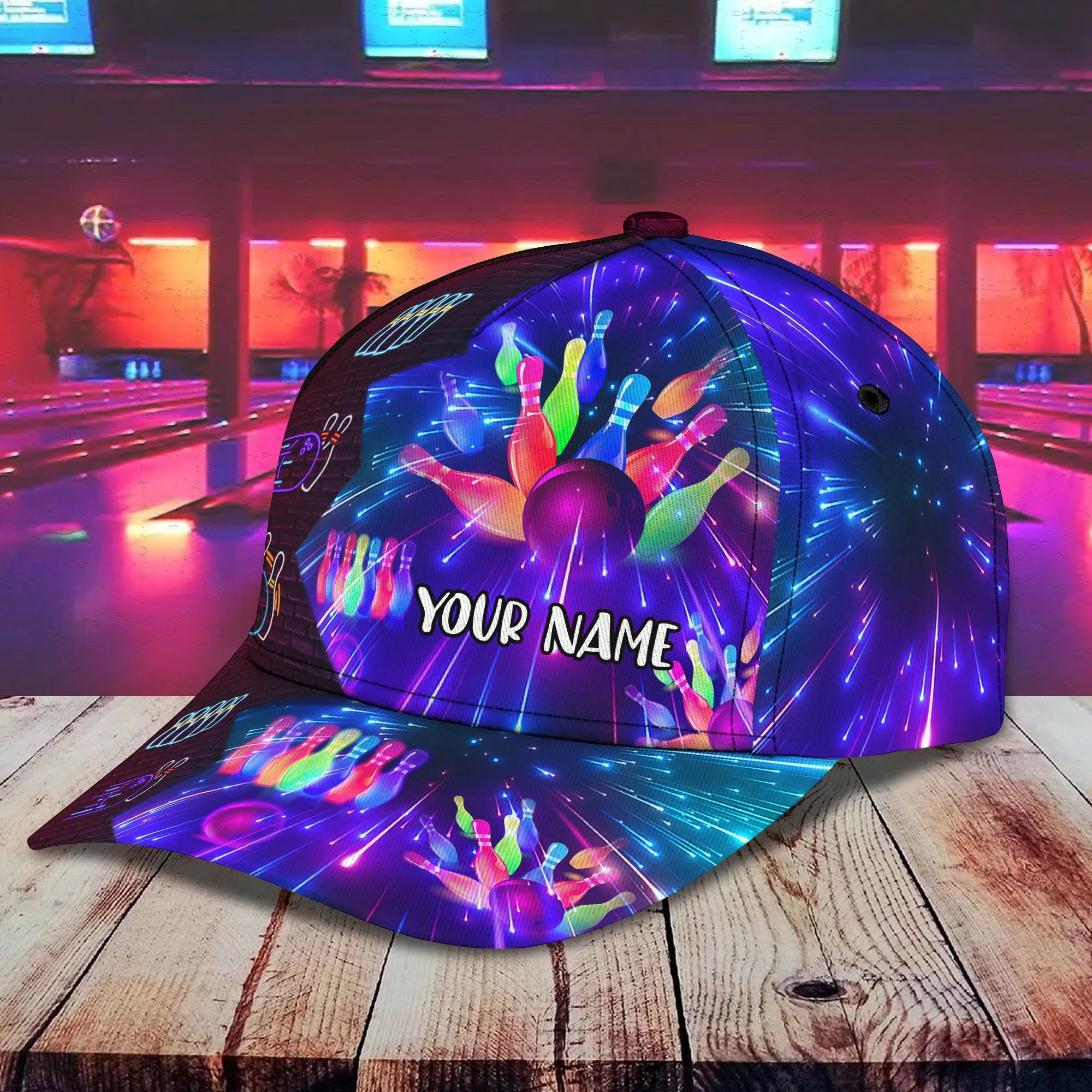 Bowling Ct160721- Personalized Name Cap - Nvc97