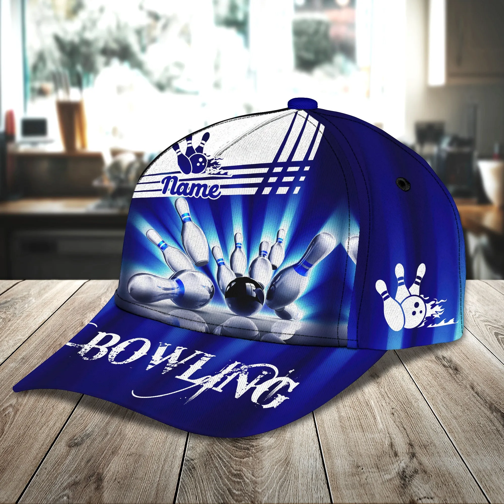 Bowling - Personalized Name Cap - Nvc97
