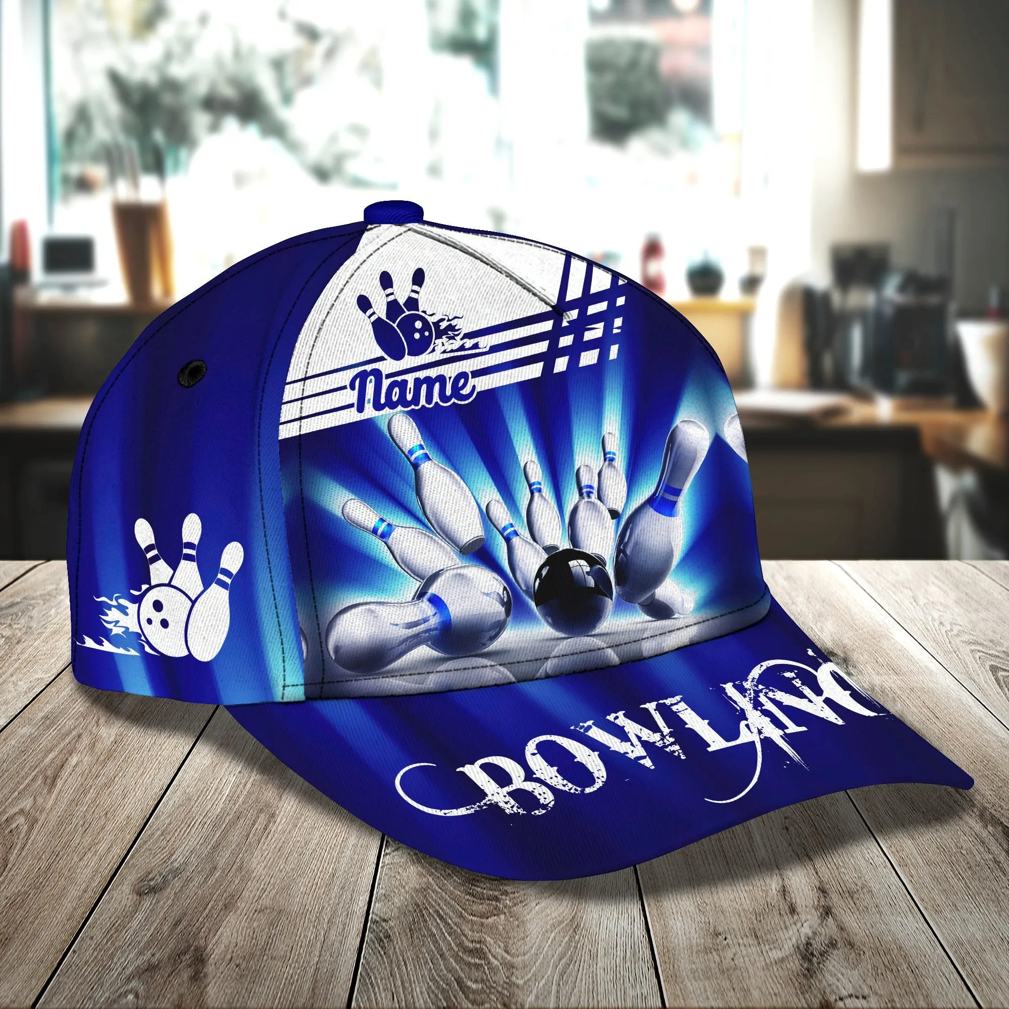Bowling - Personalized Name Cap - Nvc97