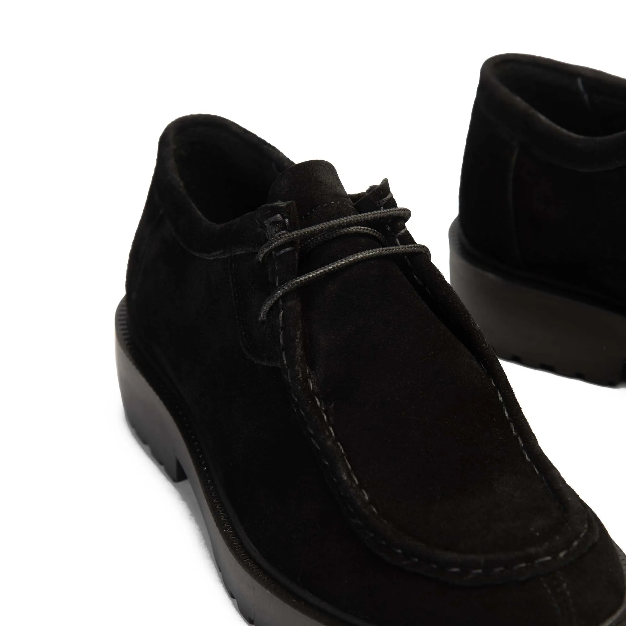 Brio Genuine Suede Shadow Walker -BLACK