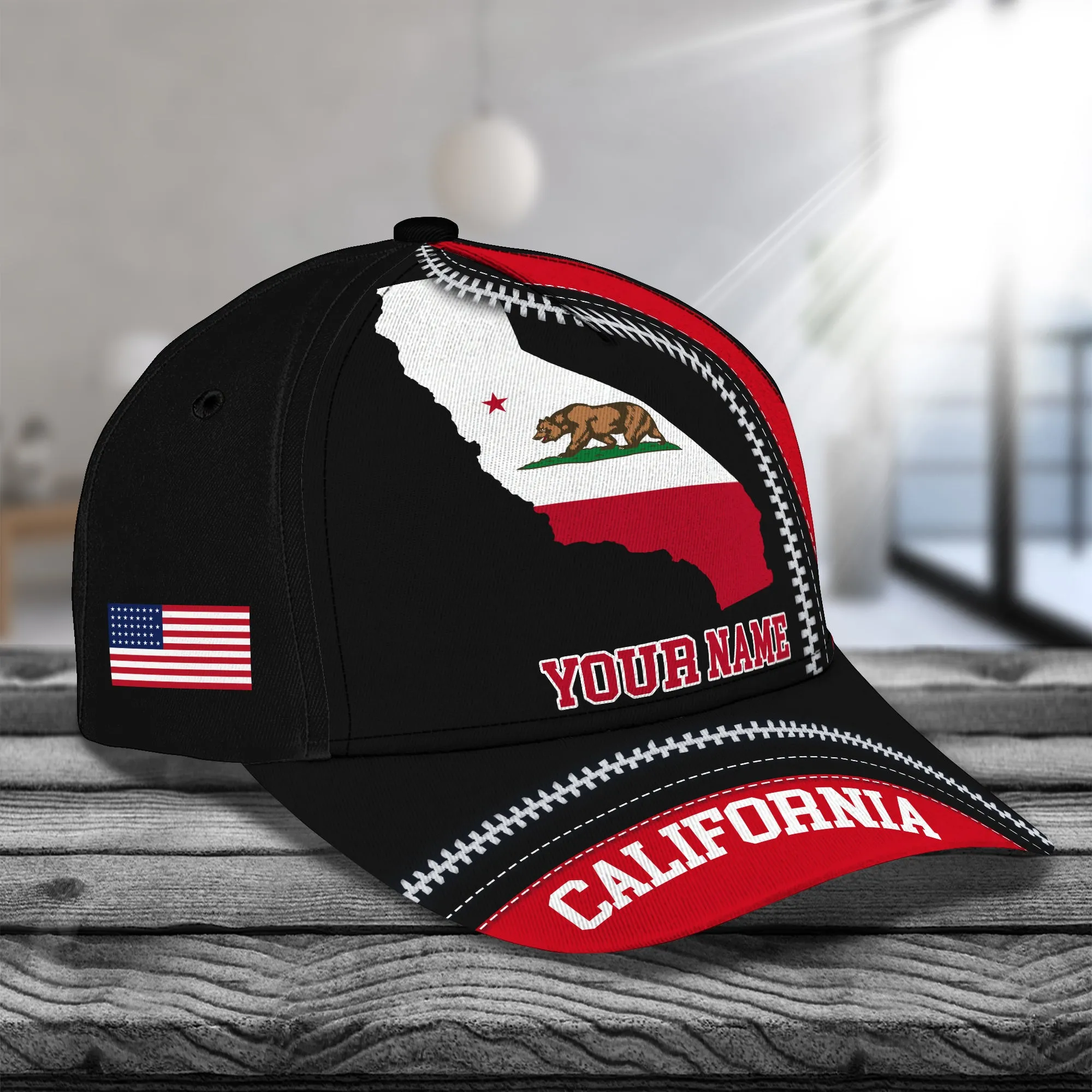 California - Personalized Name Cap - H9h3-504