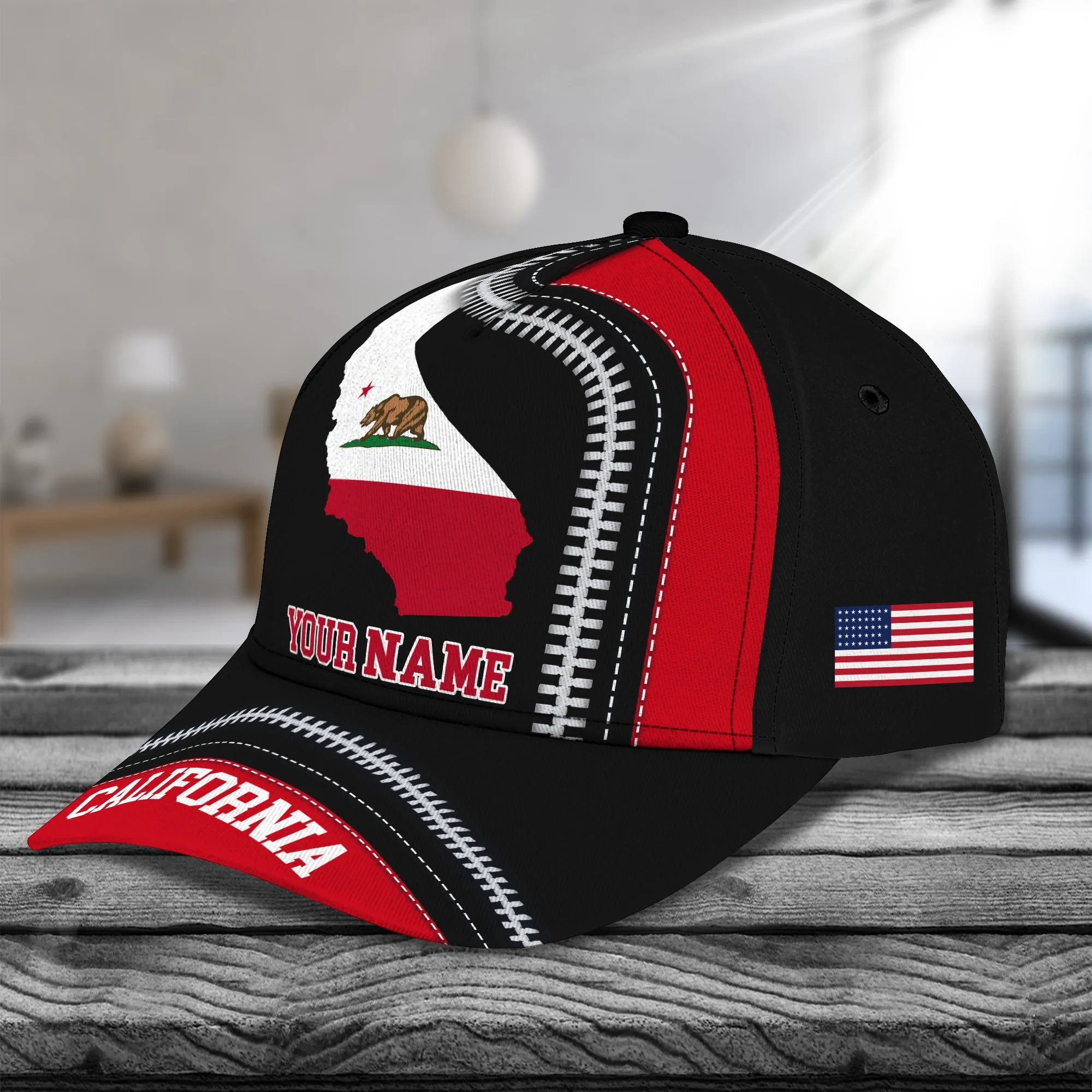 California - Personalized Name Cap - H9h3-504